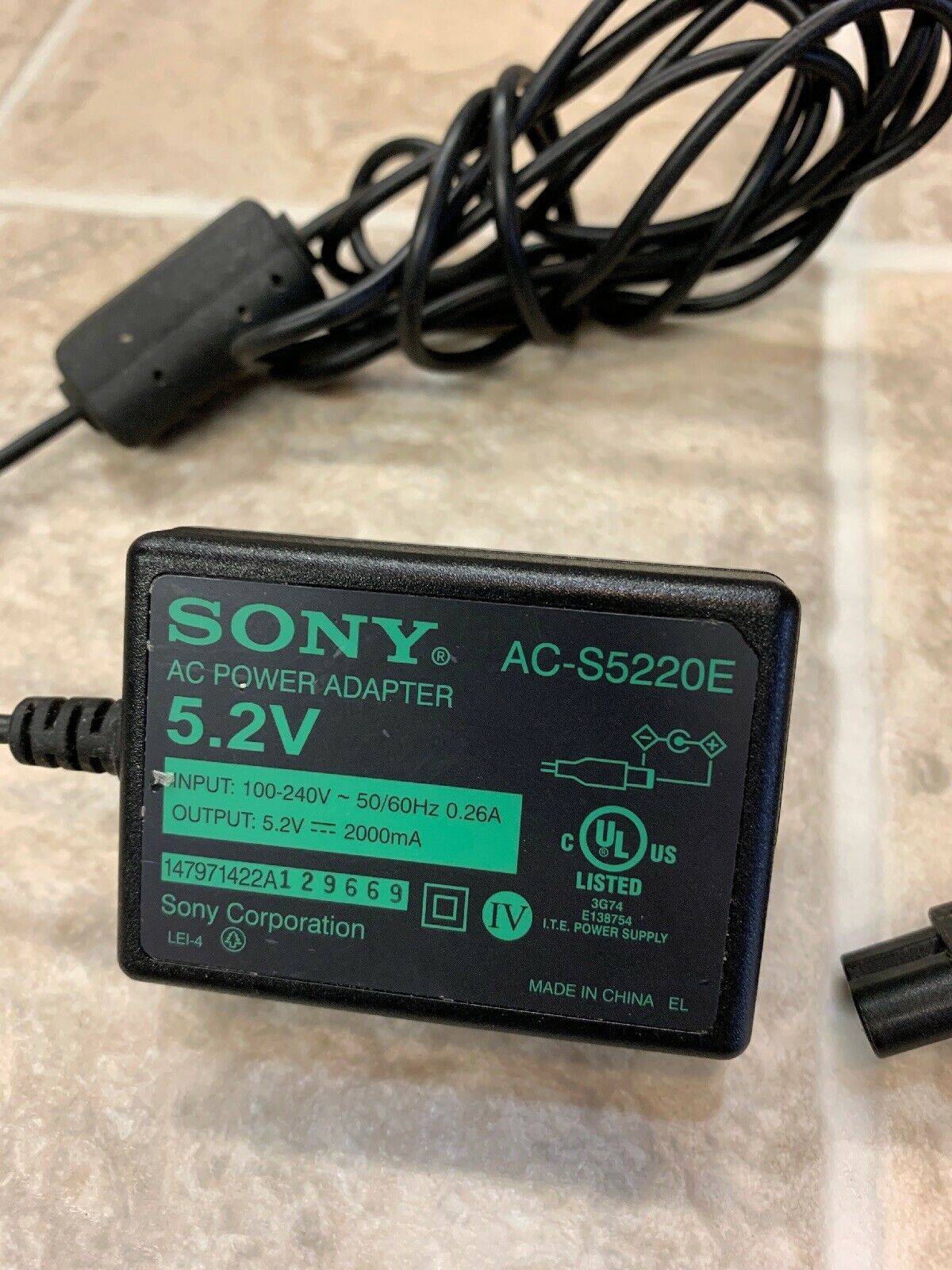 *Brand NEW* AC-S5220E Sony 5.2V 2000mA AC DC Adapter POWER SUPPLY
